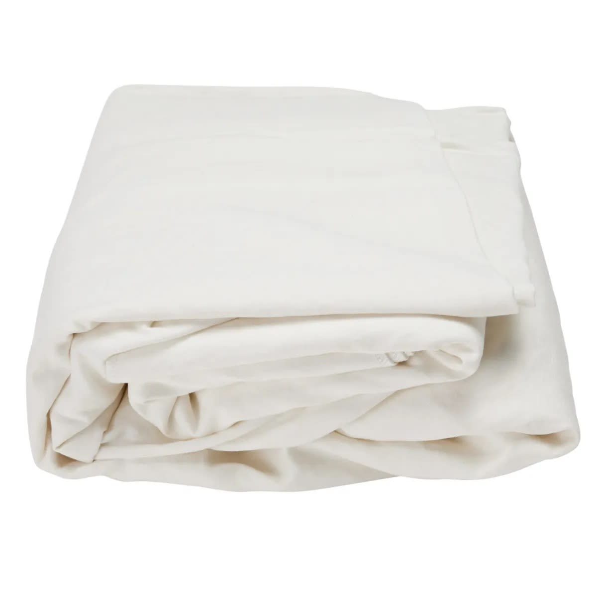 Como Linen Sofa Cover Pure White color Linen Pure White