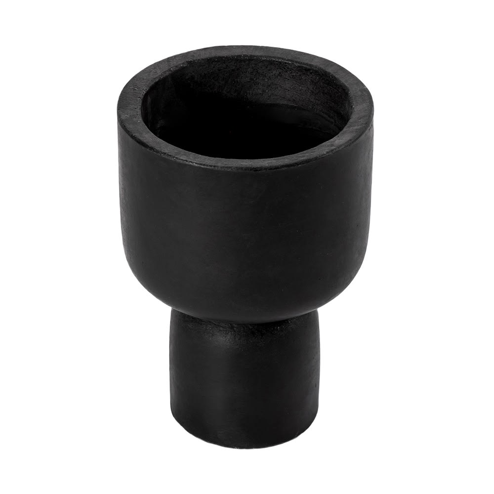 Peppe Concrete Planter Black - 20cm x 28cm color Black