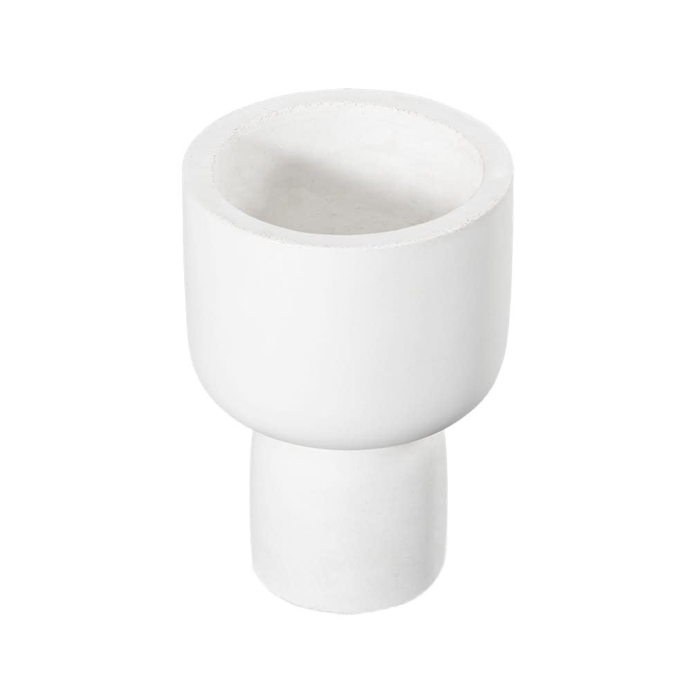 Peppe Concrete Planter White - 20cm x 28cm color White
