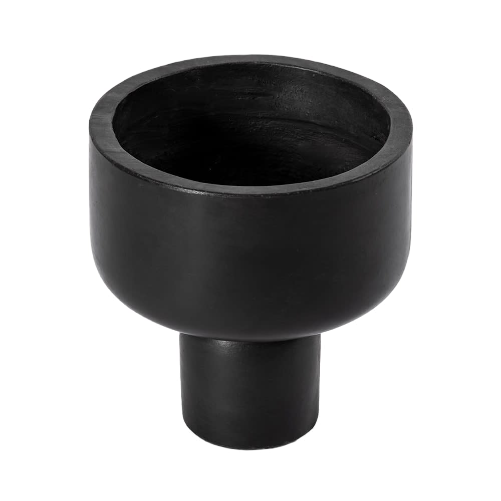 Peppe Concrete Planter Black - 27cm x 28cm color Black