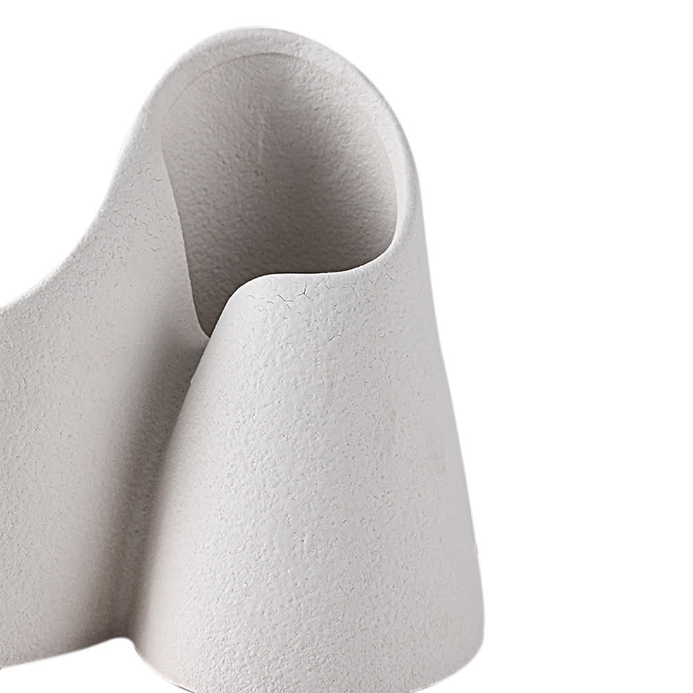 Soren Ceramic Table Lamp White color White