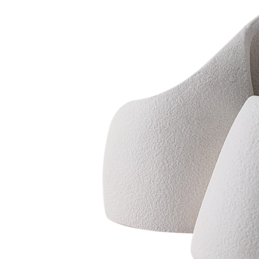 Soren Ceramic Table Lamp White color White