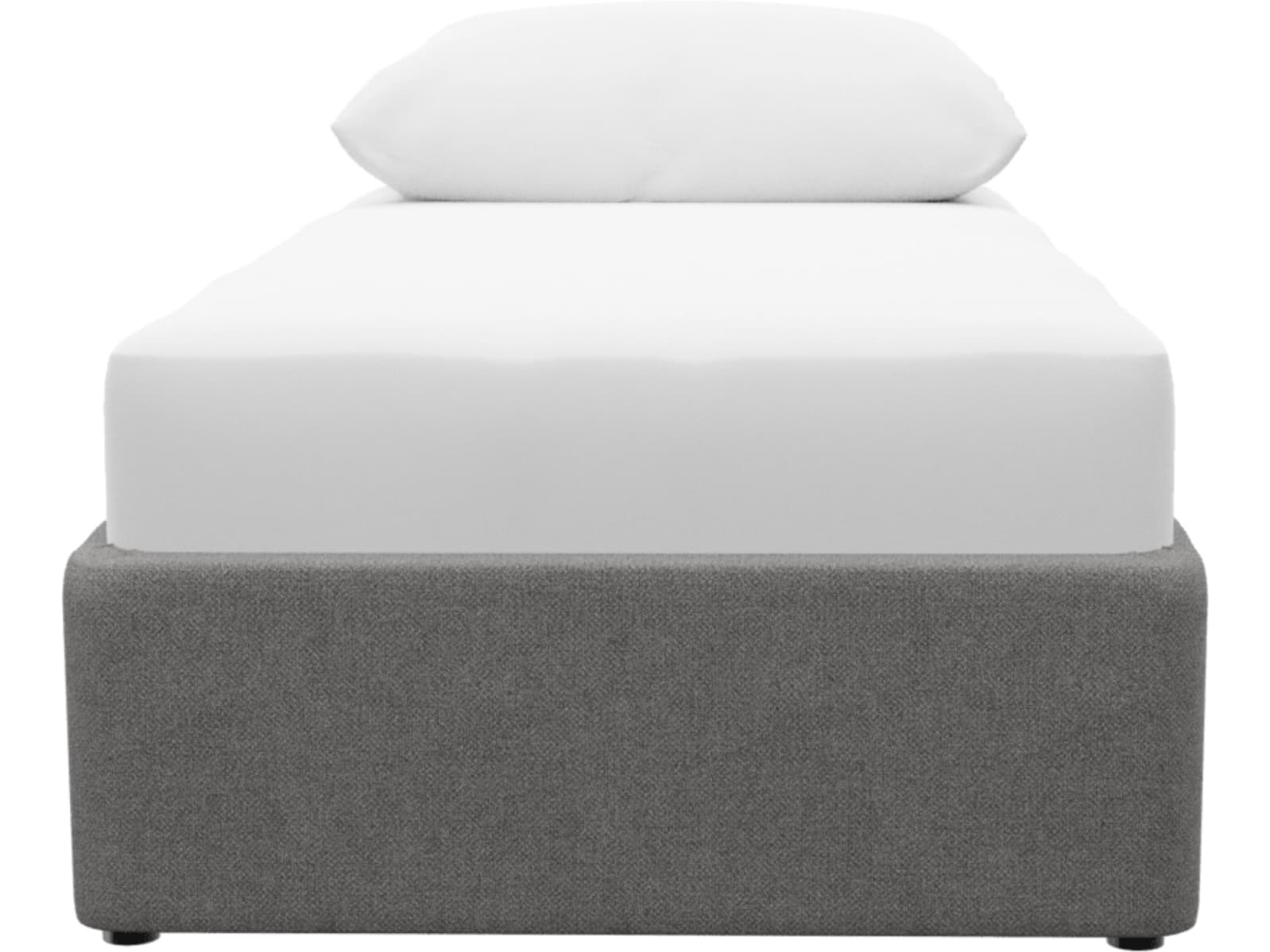 Zenith Kids 1 Storage Drawer Bed Base California Slate color California Slate