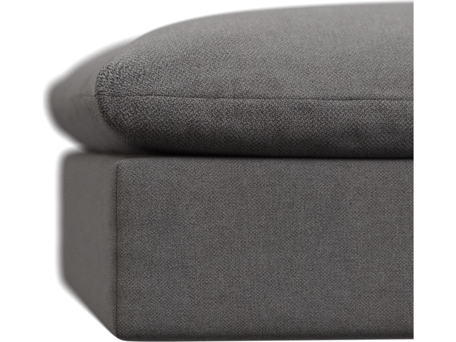 Willow California Slate Ottoman color California Slate