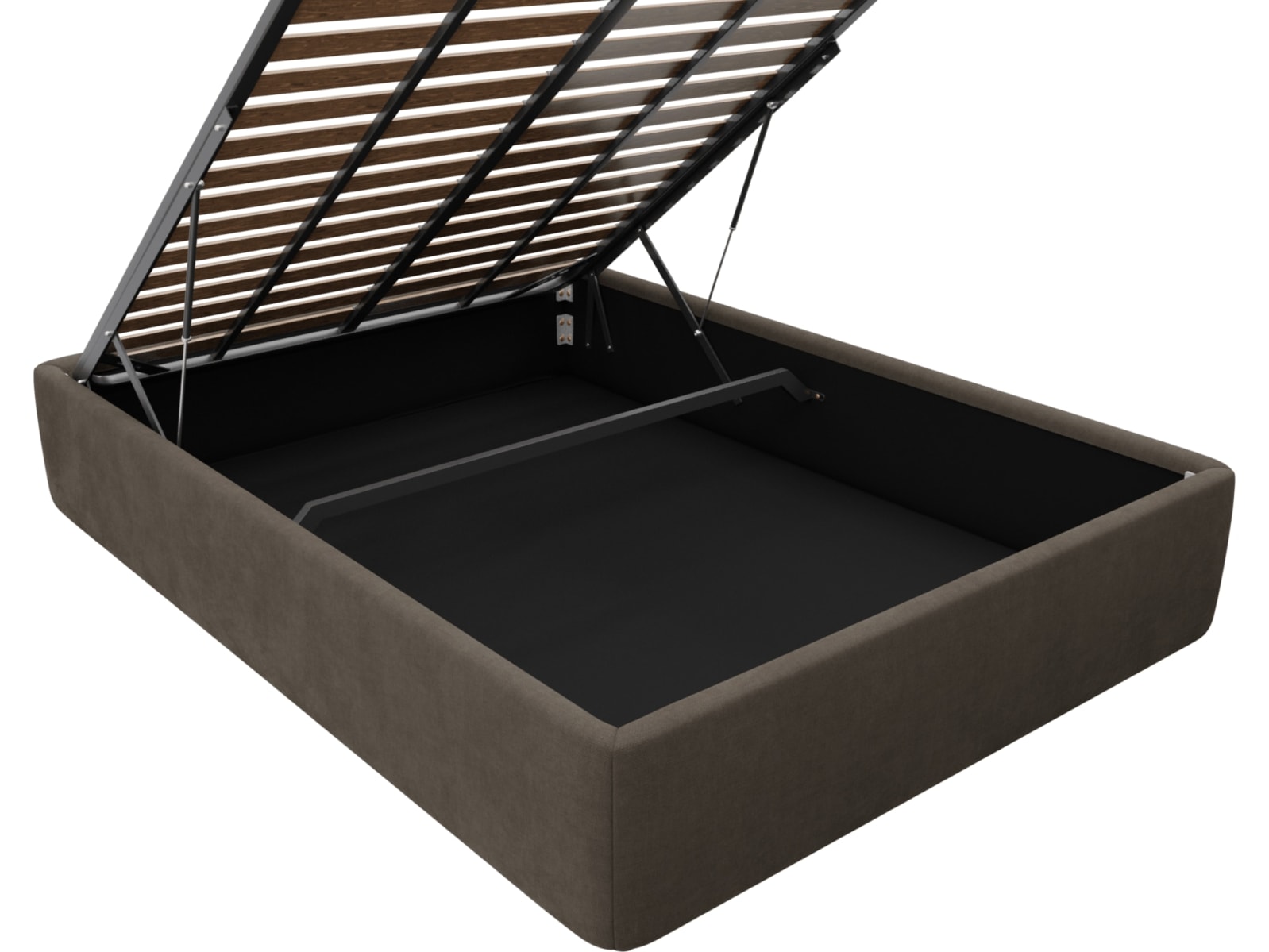 Leo Gas Lift Bed Base Muse Mink color Muse Mink