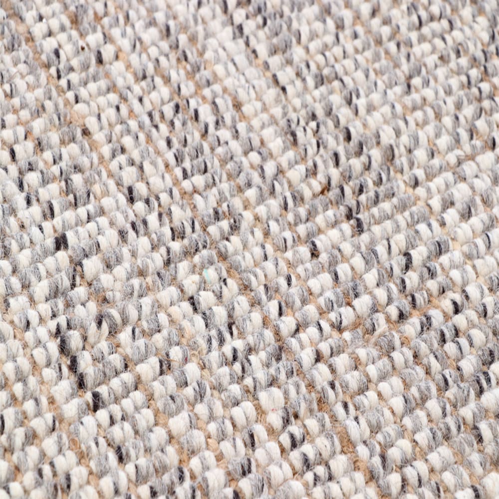 Boucle Wool Rug Marled Grey - 250 x 350cm color Marled Grey