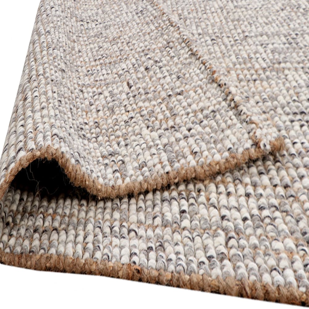 Boucle Wool Rug Marled Grey - 250 x 350cm color Marled Grey