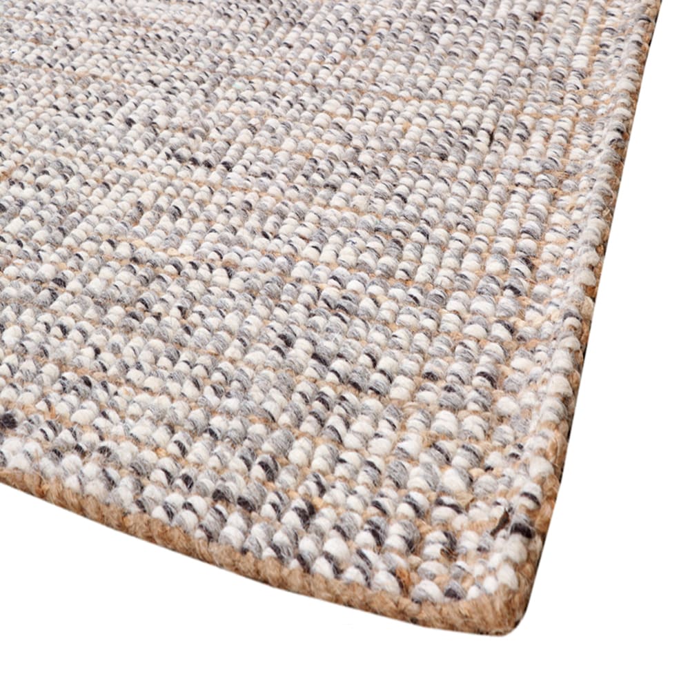 Boucle Wool Rug Marled Grey - 250 x 350cm color Marled Grey