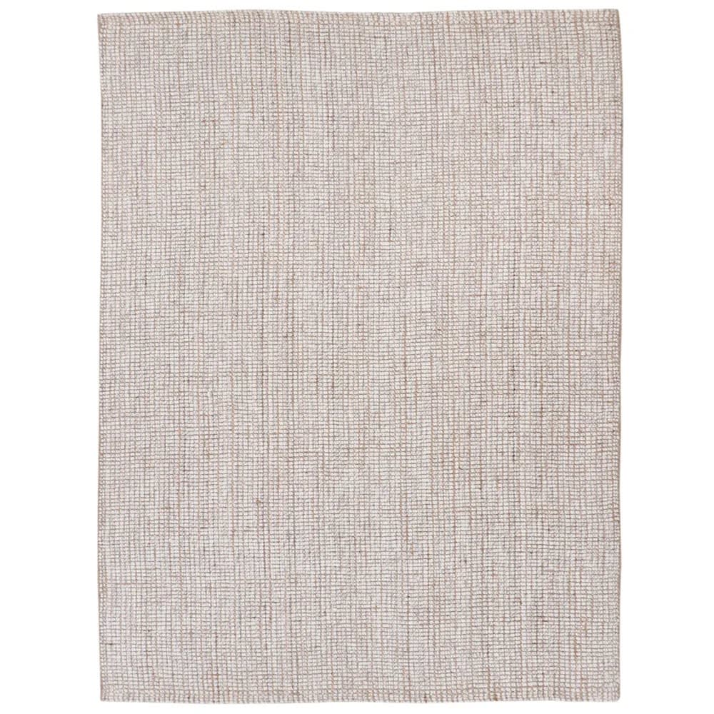 Boucle Wool Rug Ivory - 200 x 300cm color Ivory
