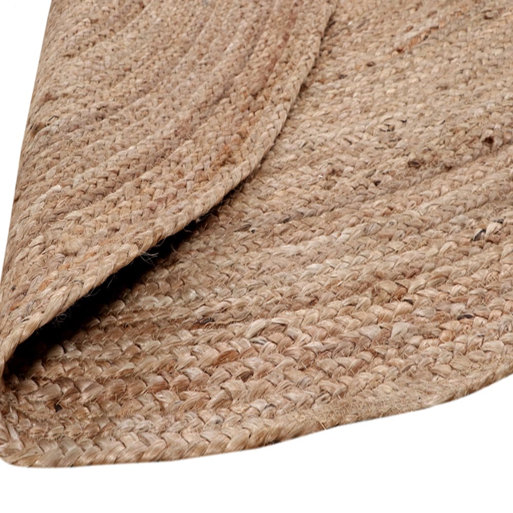 Curvy Jute Rug Shop Braided Round Jute Rug - Natural at Sleeping Giant Australia