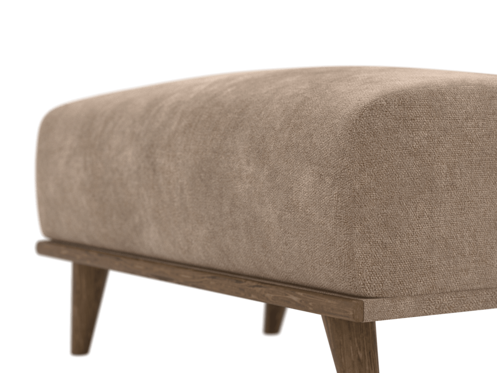 Dane Tribute Walnut Ottoman color Tribute Walnut
