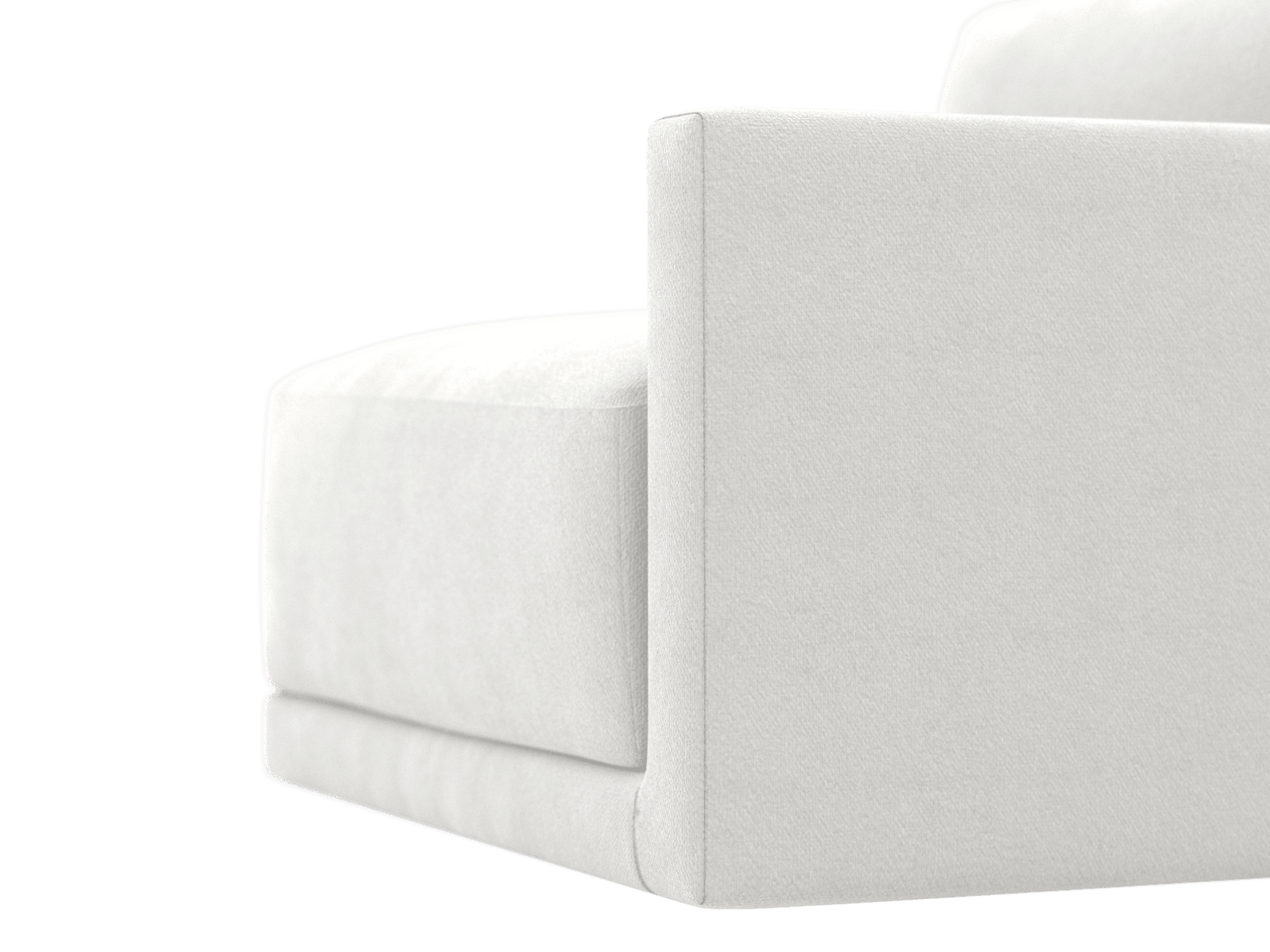 Haven Muse Frost Right Arm Facing Sofa Module color Muse Frost