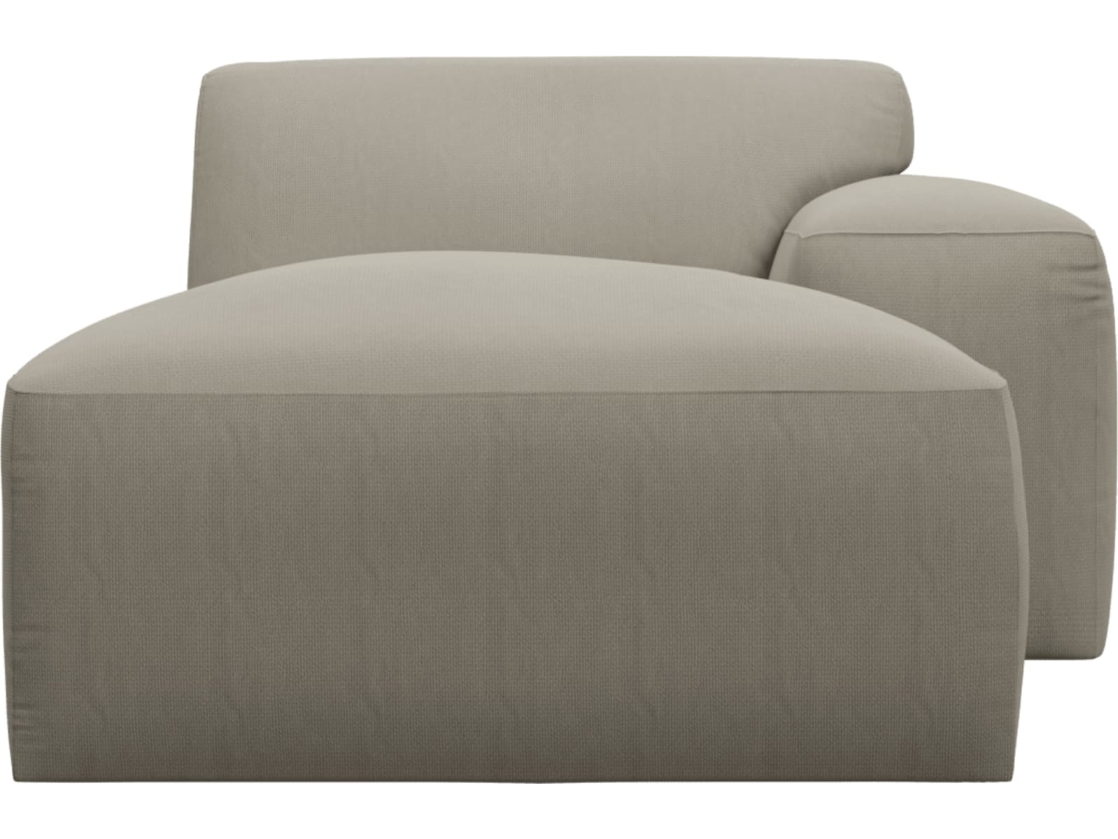 Copenhagen Plaza Natural Right Arm Facing Chaise Module color Plaza Natural