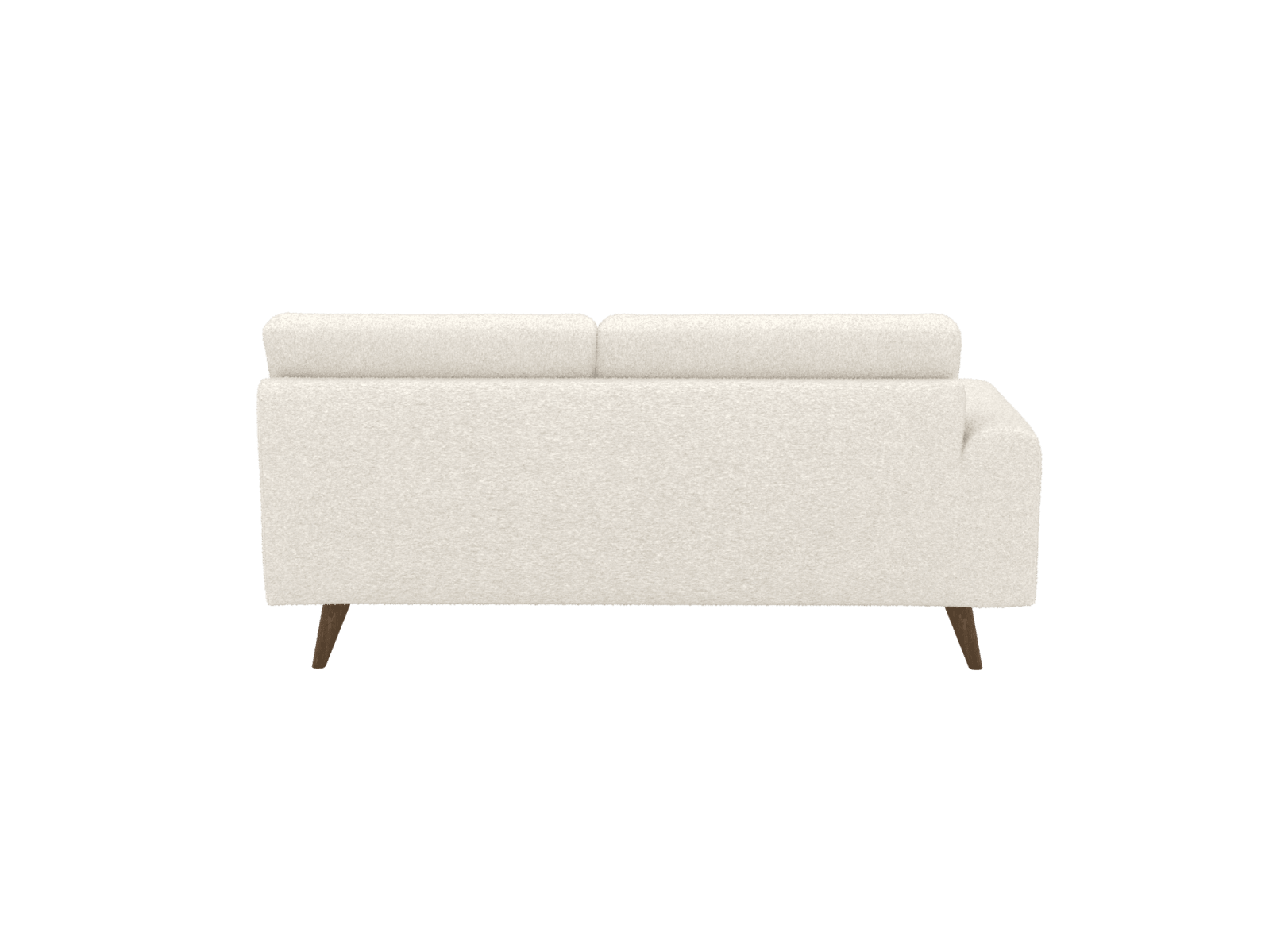 Dane Boucle Ivory 2 Seat Left Facing Sofa Module color Boucle Ivory