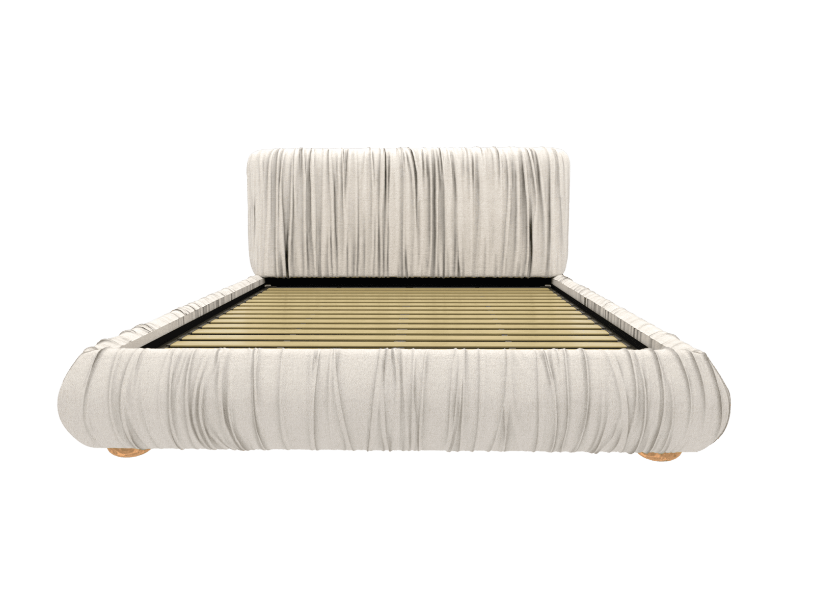 Gracie Bed Frame Noa Fog color Noa Fog