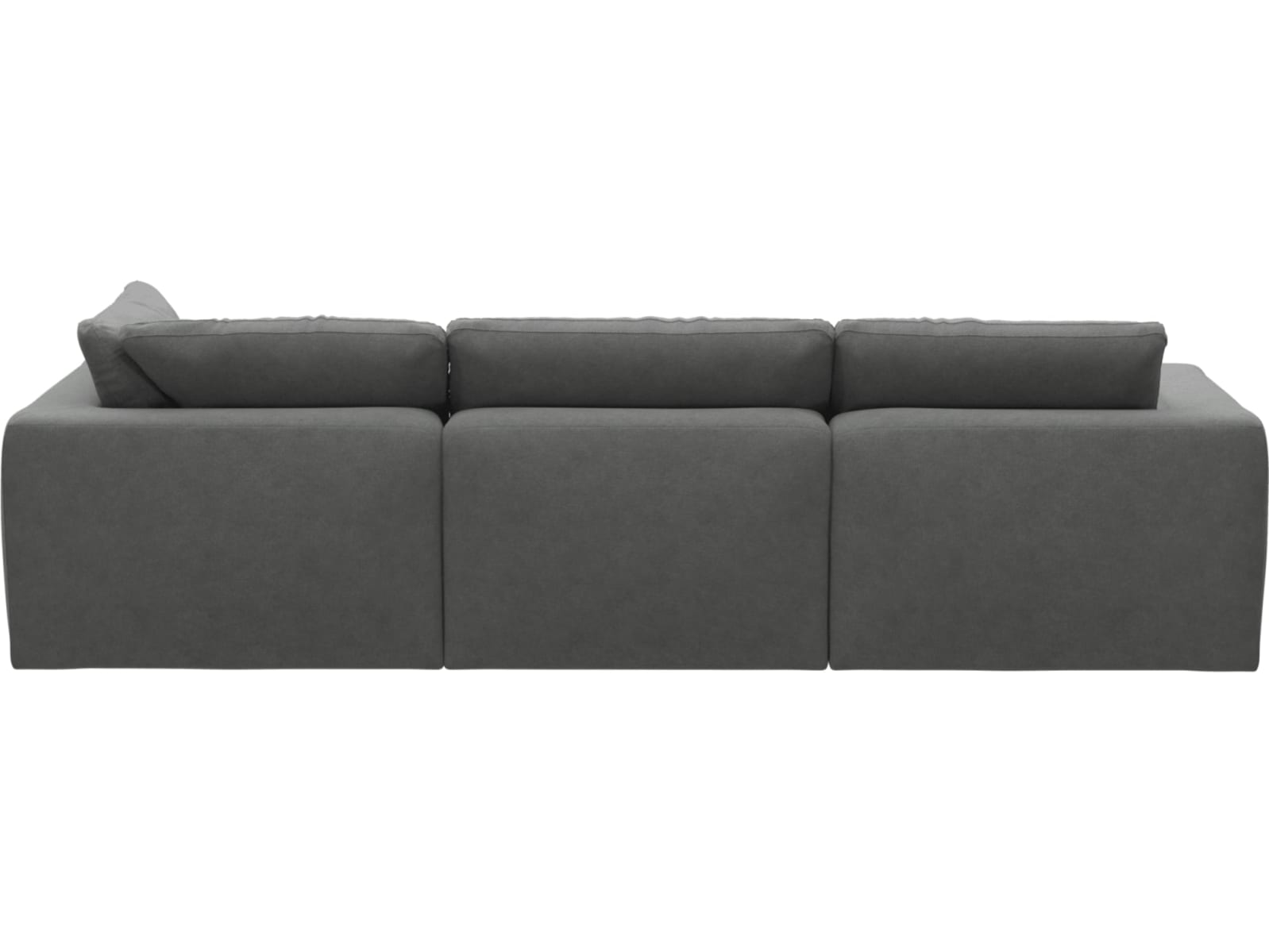Cloud Deep Maya Flint Modular Sofa - 3 Seater Chaise color Maya Flint