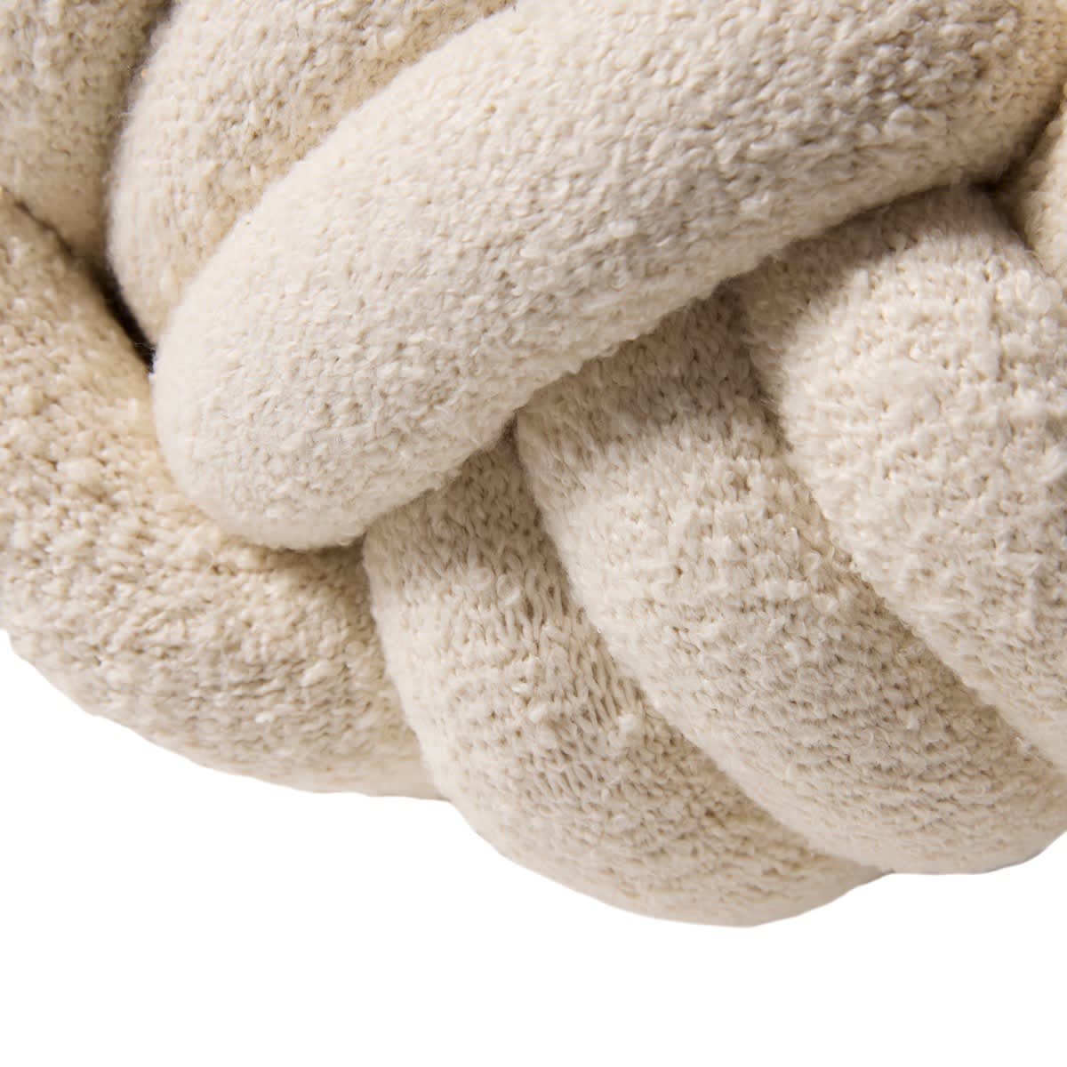 Circ Knot Cushion Natural Round - 30cm color Natural