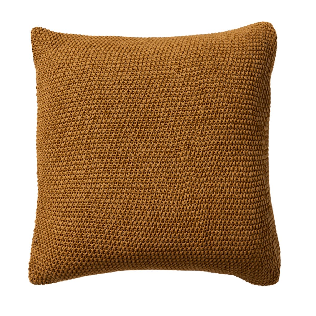 Cotswold Knitted Cushion Saffron - 50cm x 50cm color Saffron