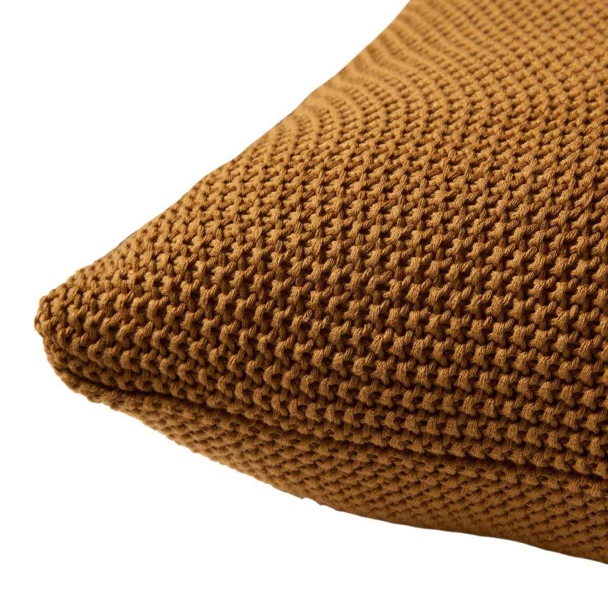 Cotswold Knitted Cushion Saffron - 50cm x 50cm color Saffron