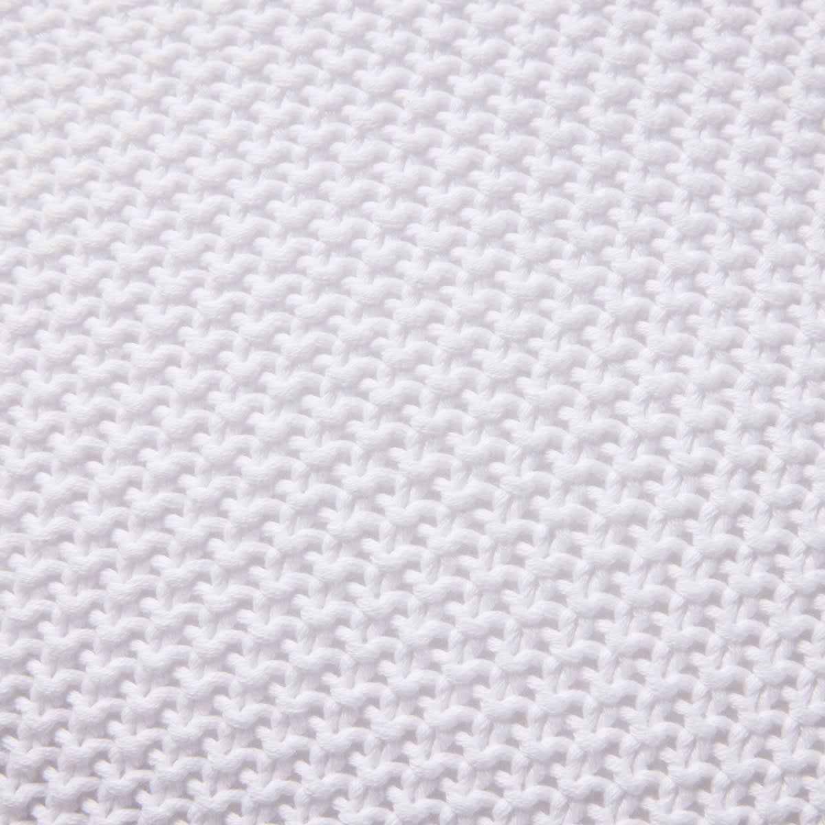 Cotswold Knitted Cushion White - 50cm x 50cm color White