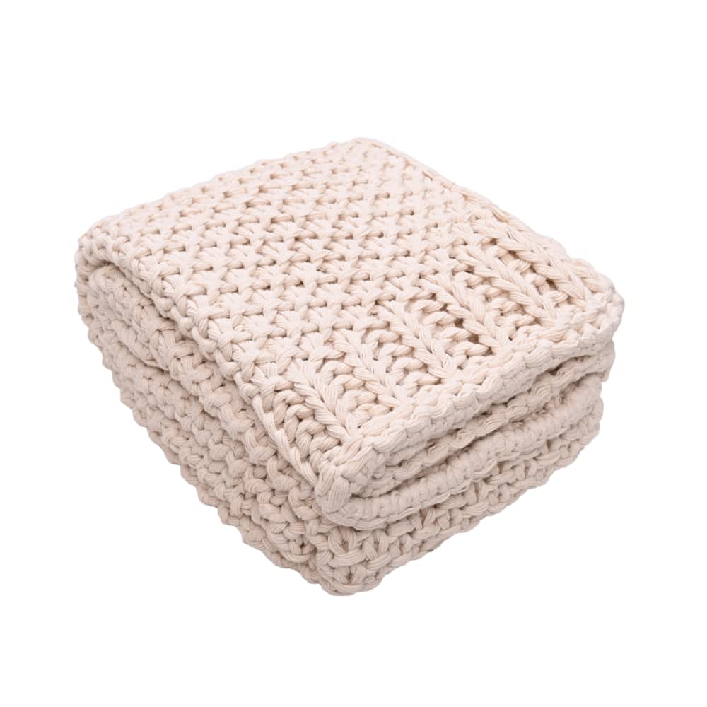Huxley Throw Natural - 170cm x 130cm color Natural