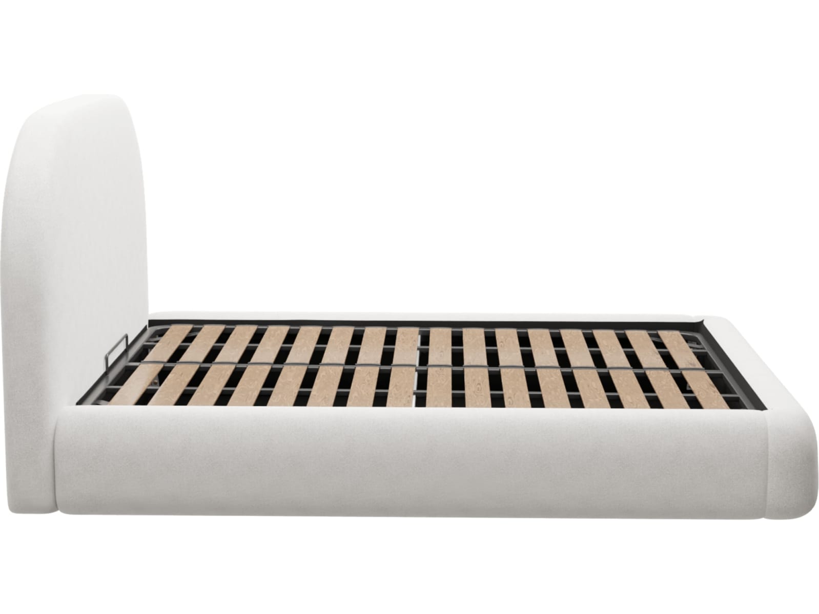 Capri Gas Lift Bed Noa Fog color Noa Fog