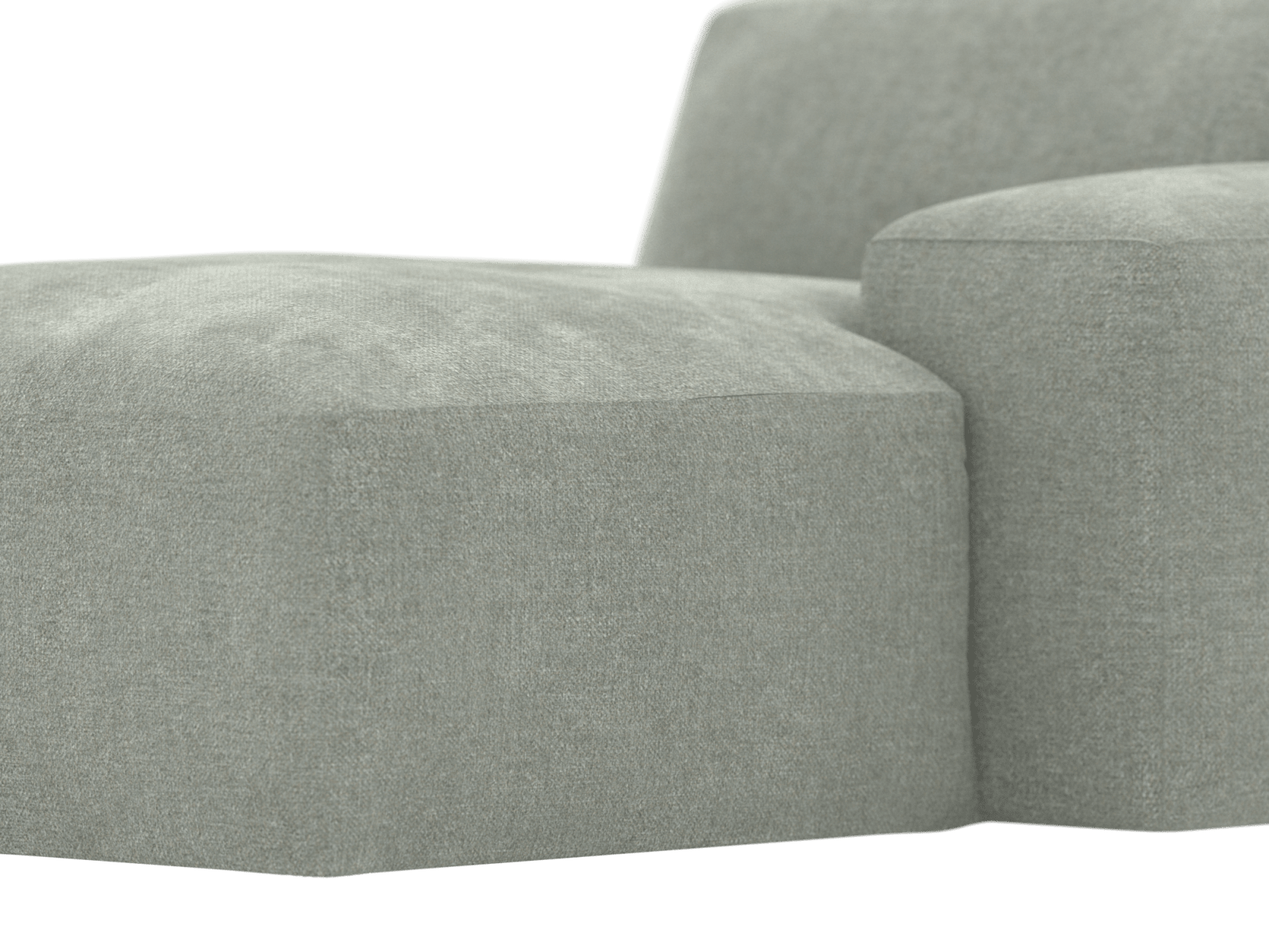 Copenhagen Avon Sage Right Arm Facing Chaise Module color Avon Sage