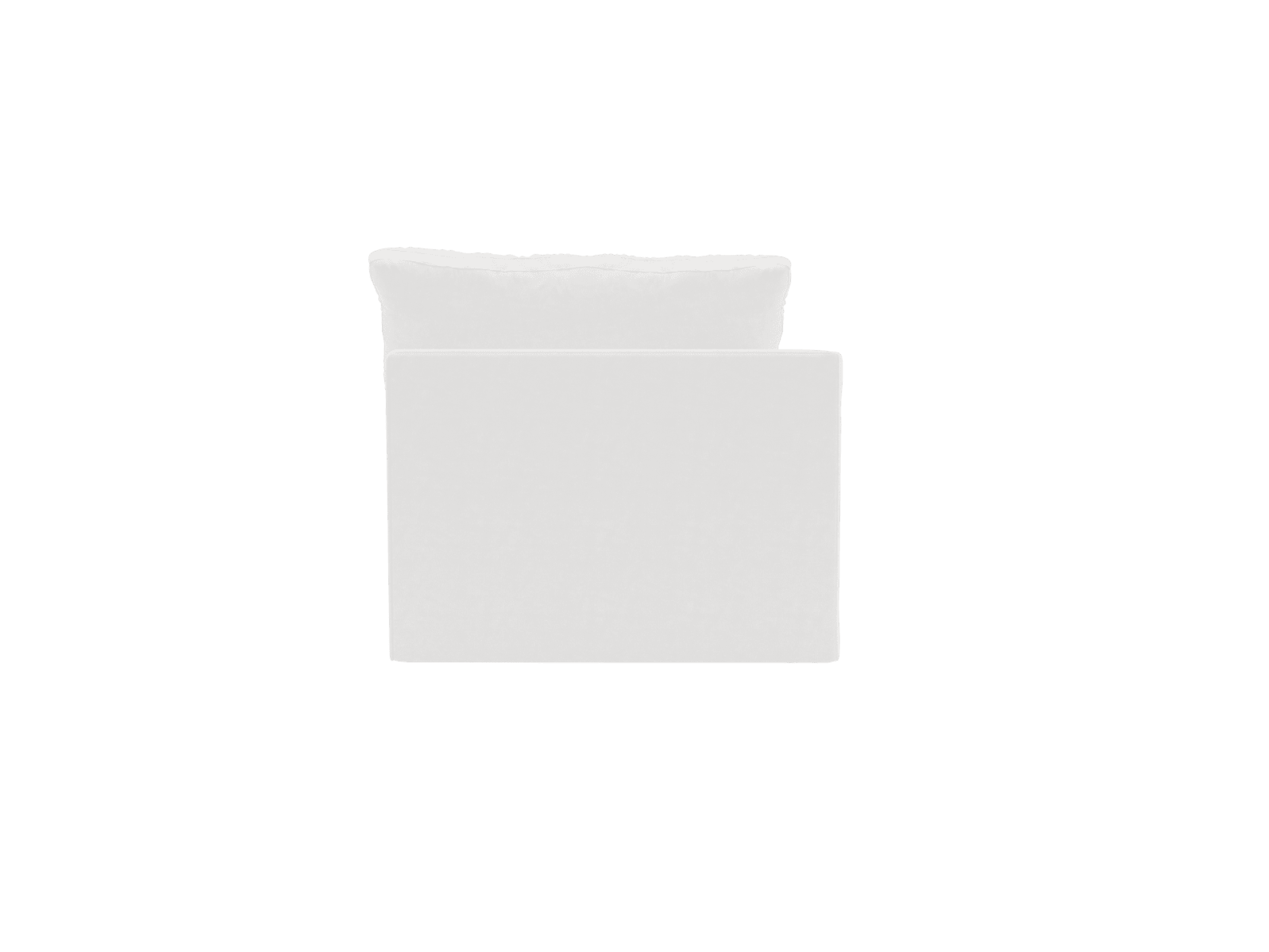 Retreat Muse Frost 1 Seat Left Arm Facing Sofa Module color Muse Frost