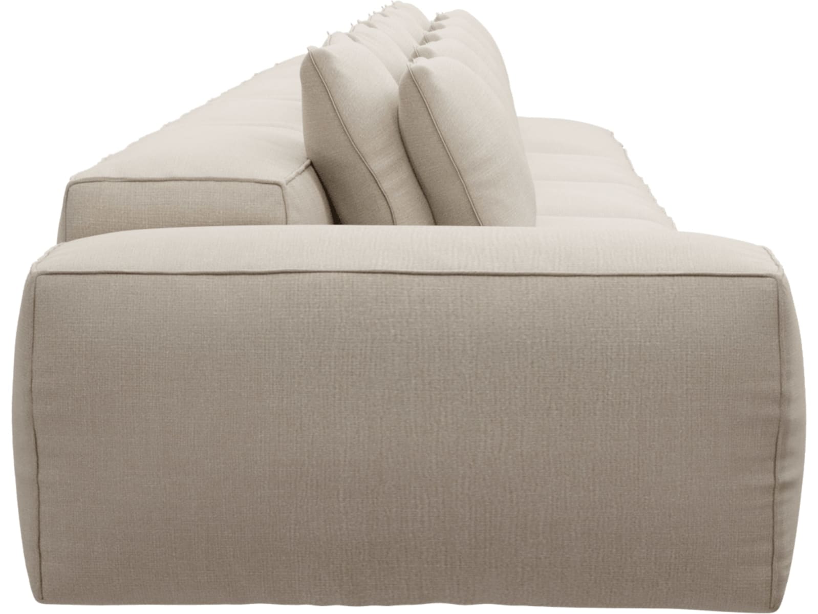 Riley Santa Fe Sand Modular Sofa - 1x Arm, 4x Armless, 1x Right Terminal color Santa Fe Sand