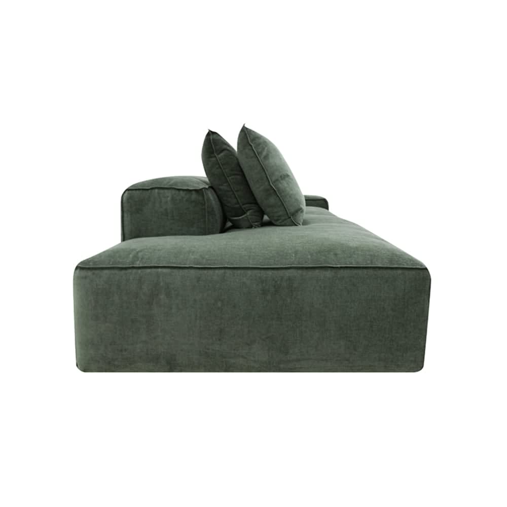 Riley Muse Forest Modular Sofa - 1x Arm, 1x Armless, 1x Left Terminal color Muse Forest