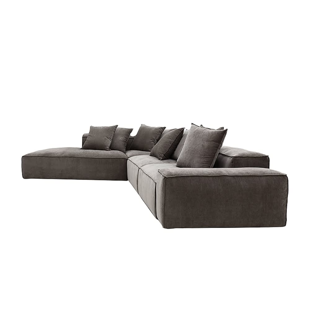 Riley Muse Mink Modular Sofa - Arm, 2x Armless, Corner, Left Terminal color Muse Mink
