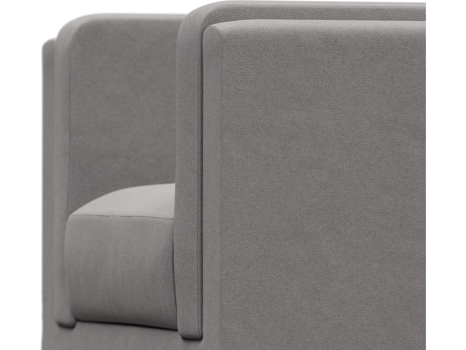 Hayes View Steel Armchair color View Steel