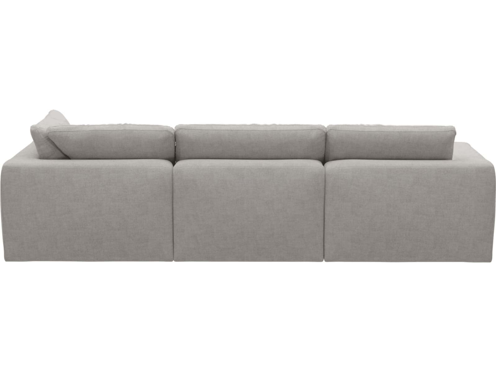 Cloud Deep Avon Mineral Modular Sofa - 3 Seater Chaise color Avon Mineral