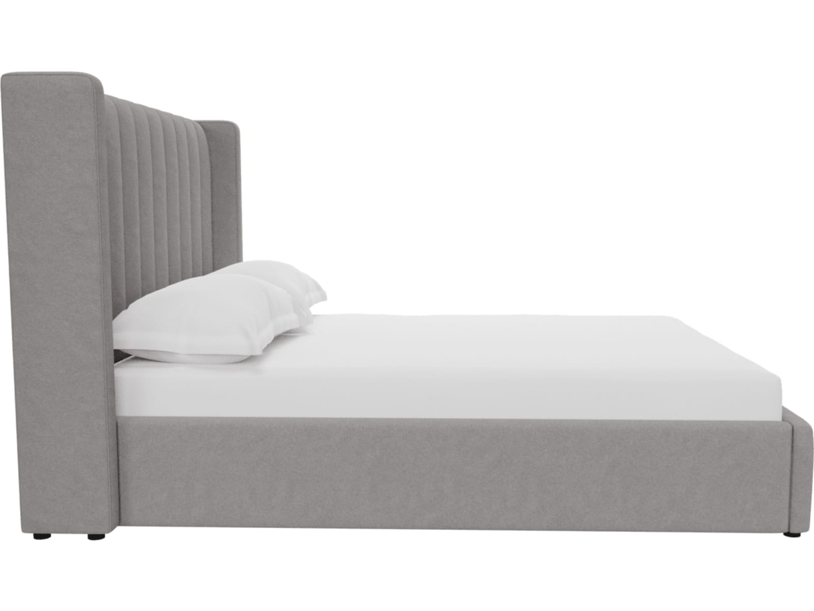 Isabella Bed View Steel color View Steel