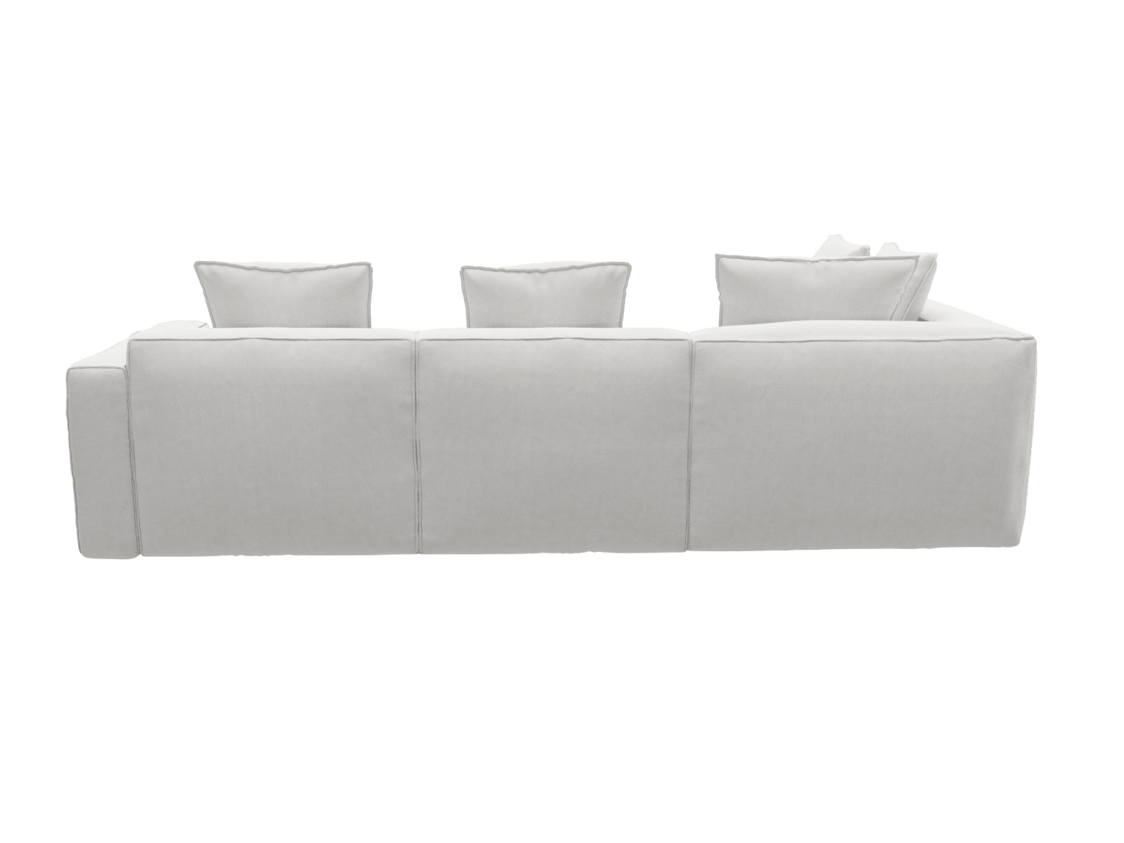 Riley Apt Muse Frost Corner Sofa - 4 Seater LAF Terminal color Muse Frost