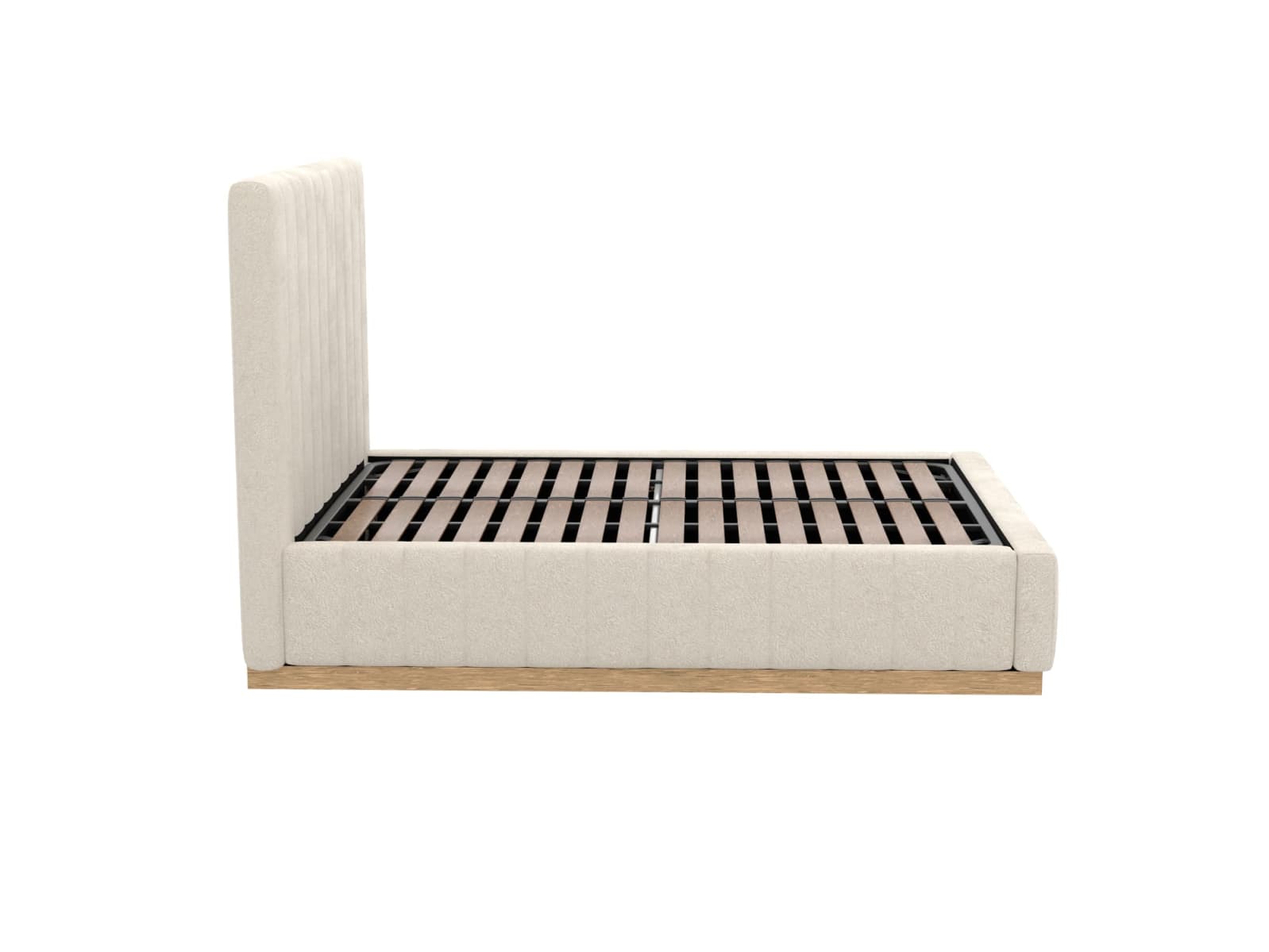 Brentwood Gas Lift Bed Muse Flax color Muse Flax
