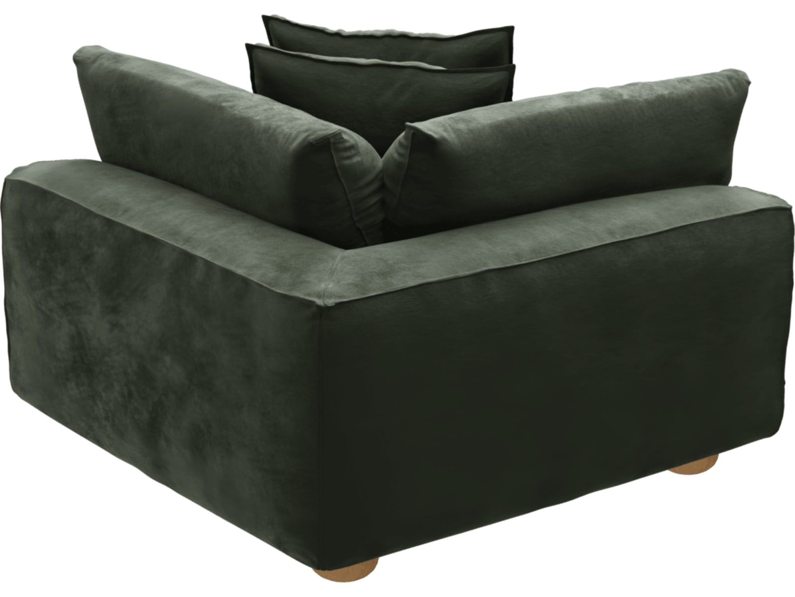 Tully Muse Forest Corner Sofa Chair Module color Muse Forest