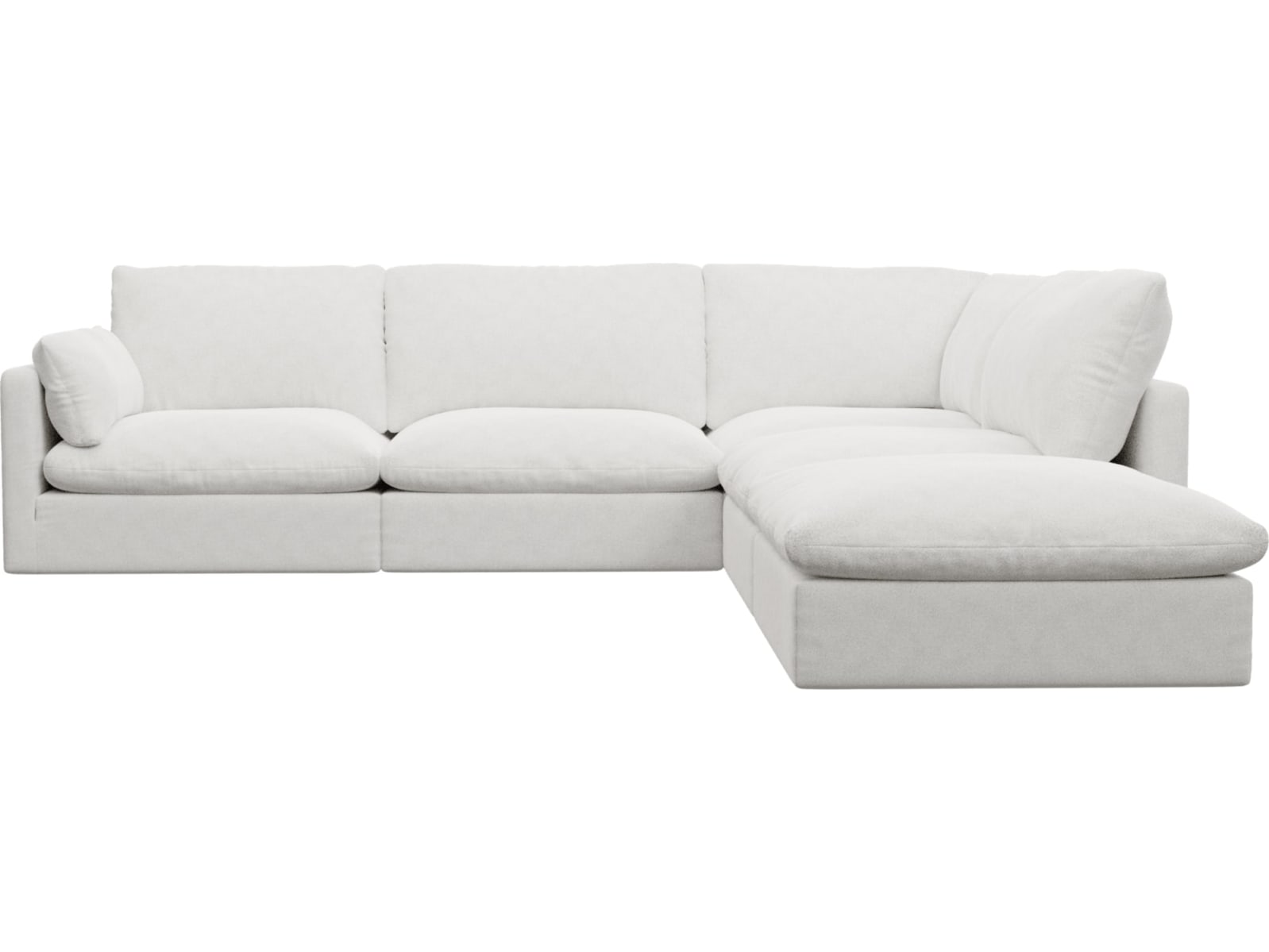 Willow Noa Fog Modular Sofa - 5 Seater RAF Terminal color Noa Fog