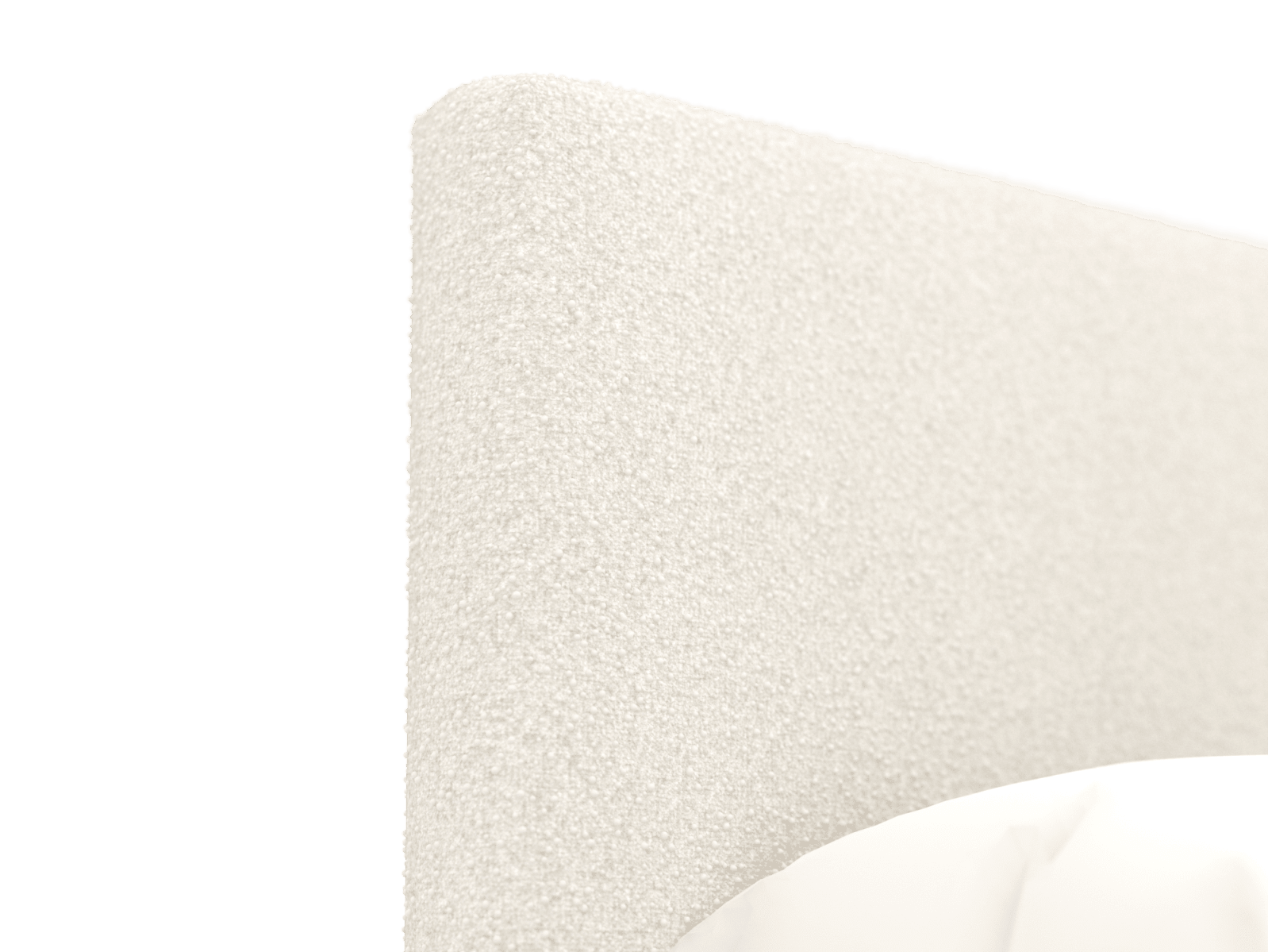 Haven Gas Lift Bed Boucle Ivory Double color Boucle Ivory