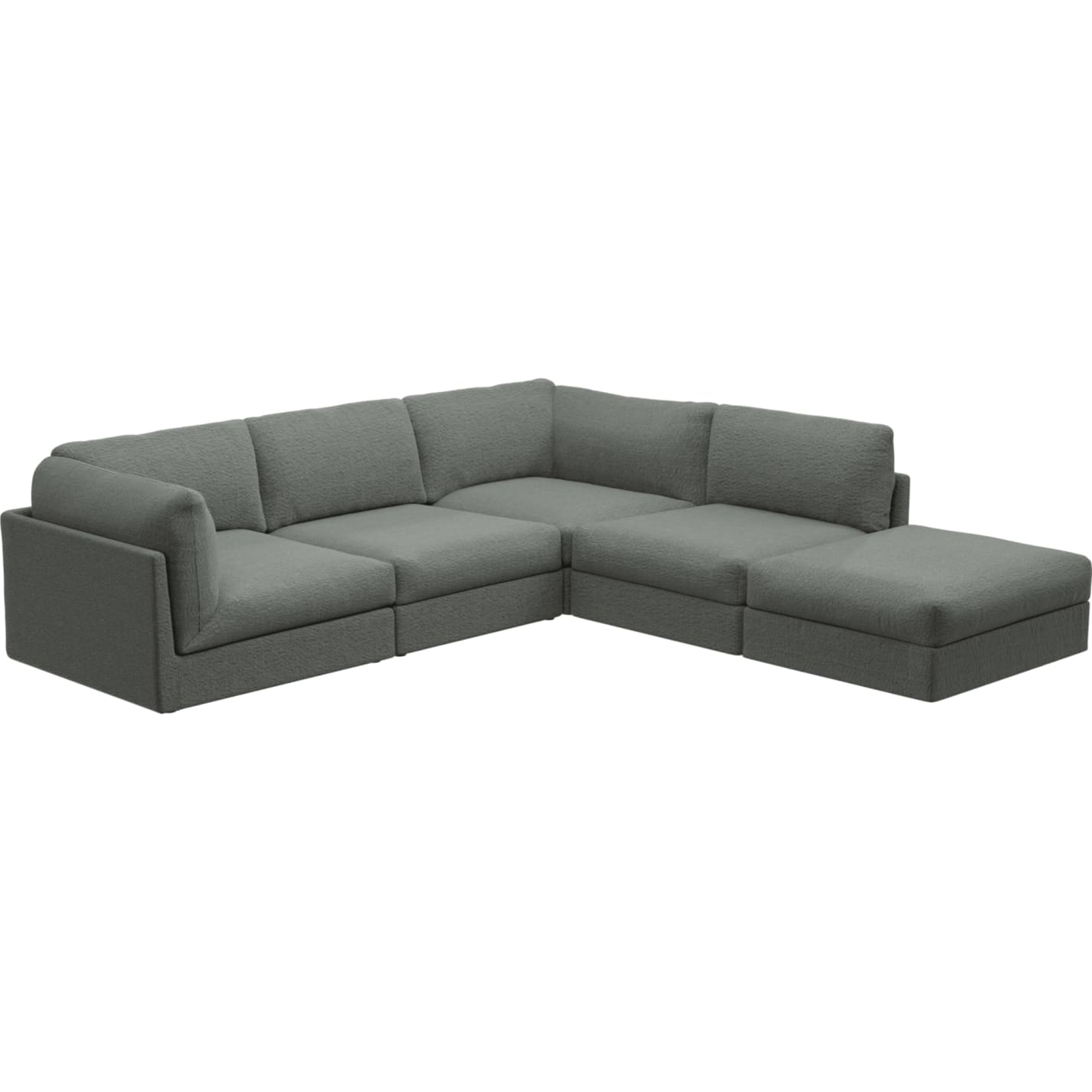 Finley Tribute Storm Modular Sofa - 5 Seater RAF Terminal color Tribute Storm