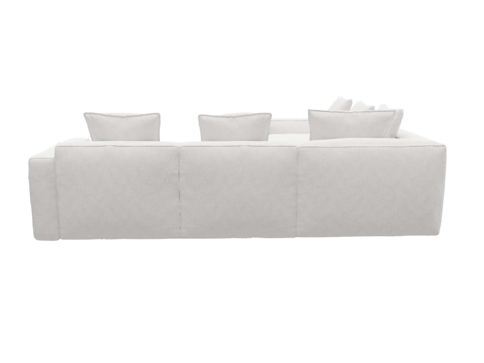 Riley Apt Noa Fog Corner Sofa - 5 Seater color Noa Fog