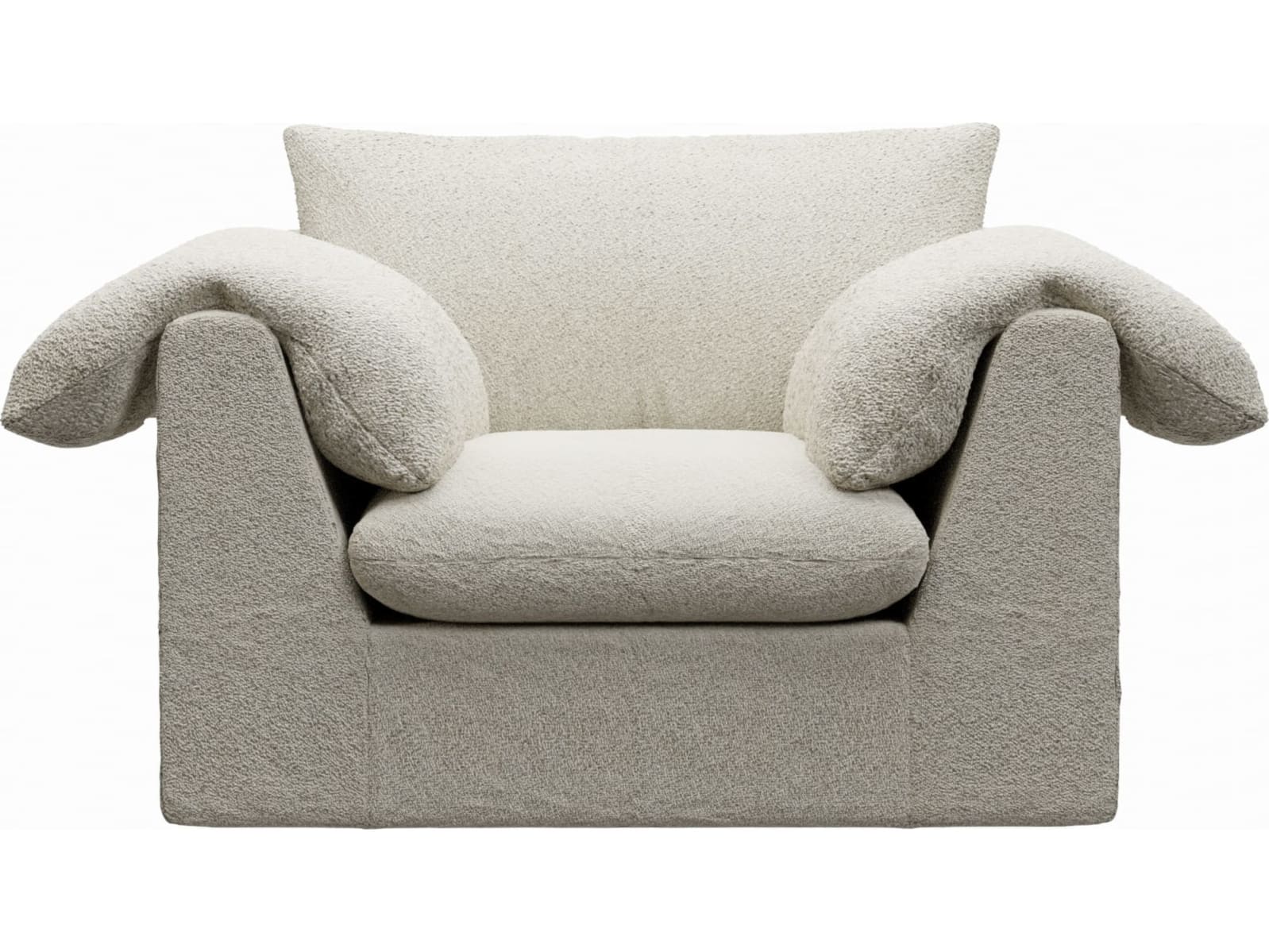 Ludlow Boucle Ivory Armchair color Boucle Ivory