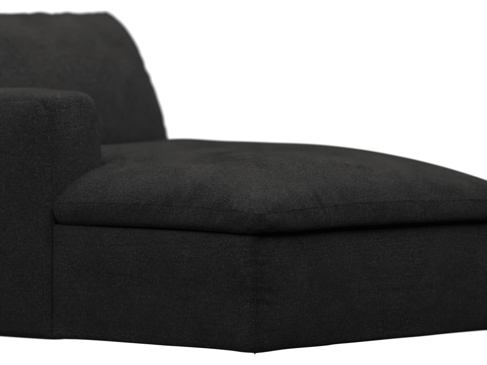 Cloud Deep Chaise Left Module California Charcoal color California Charcoal