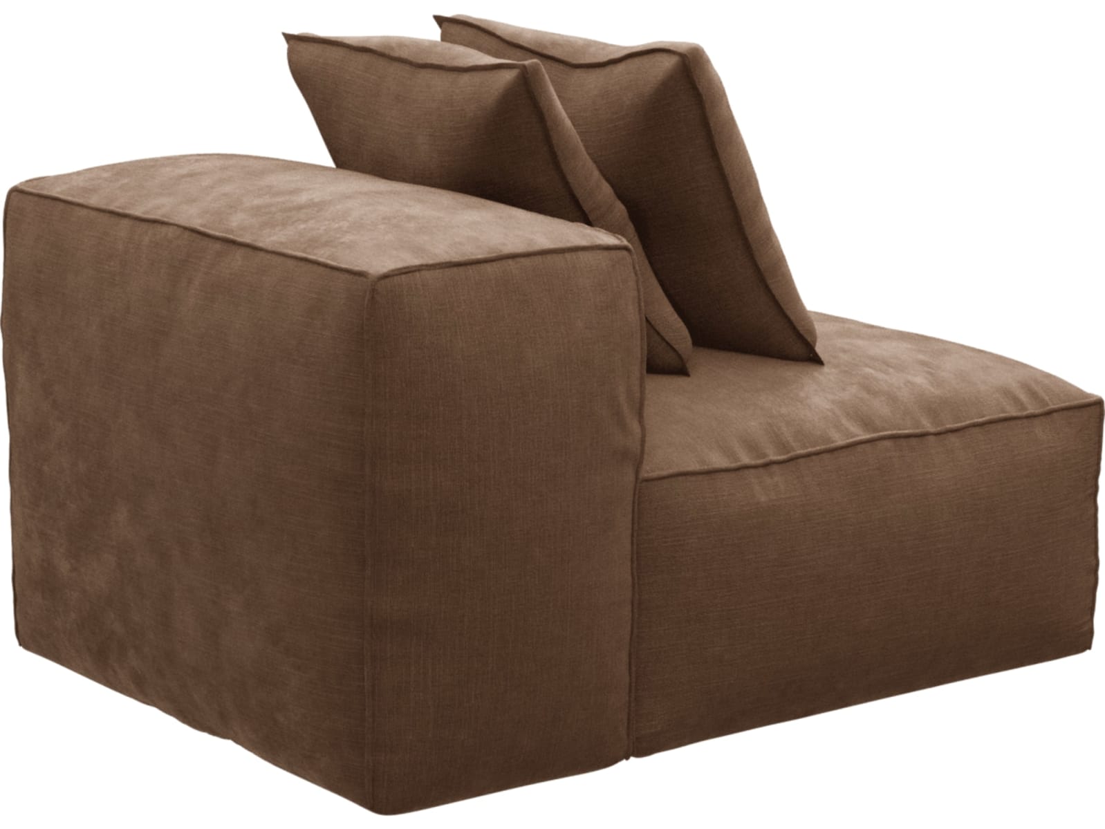 Riley Tribute Chestnut Module Armless color Tribute Chestnut