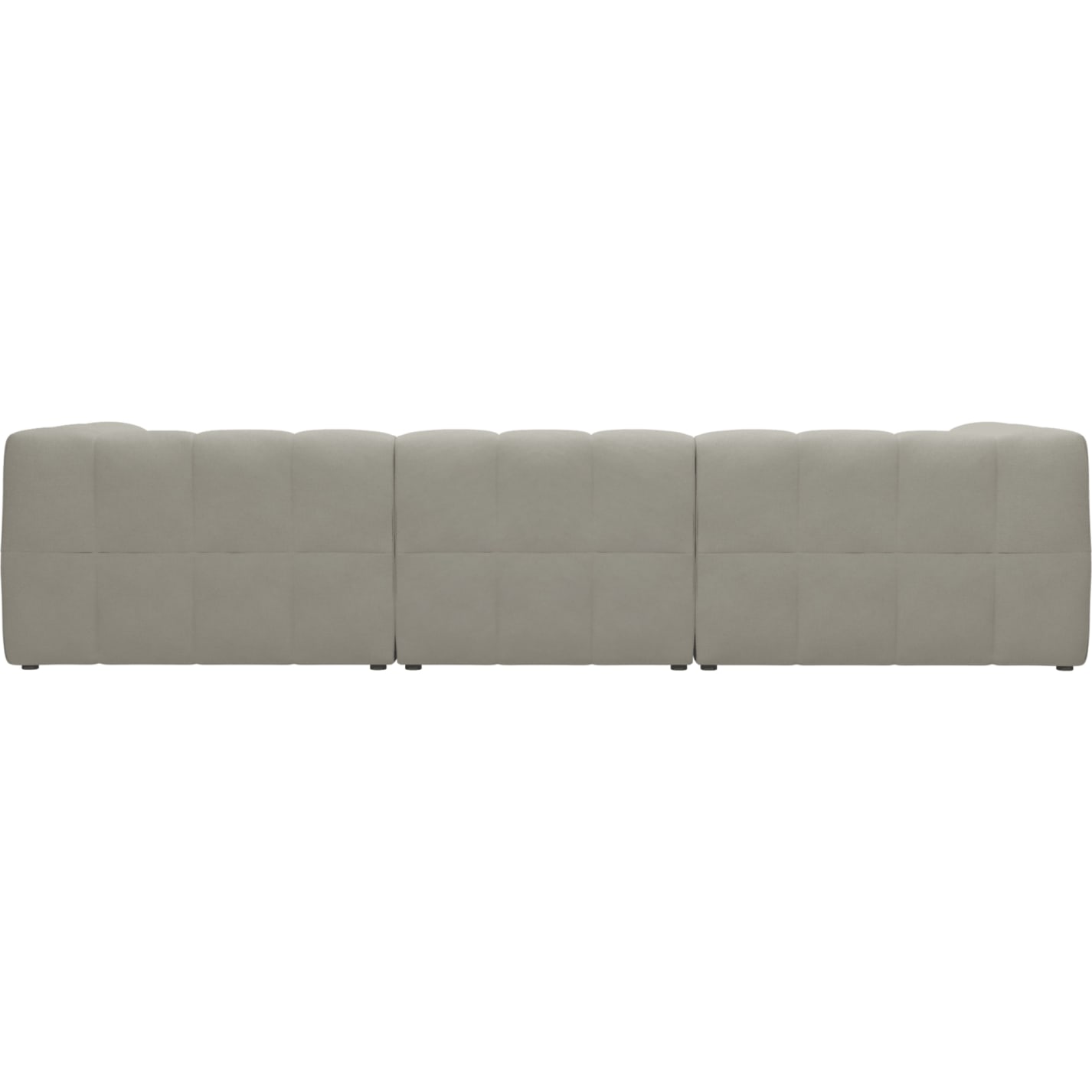 Lucello California Ivory Modular Sofa with Ottoman - 4 Piece color California Ivory