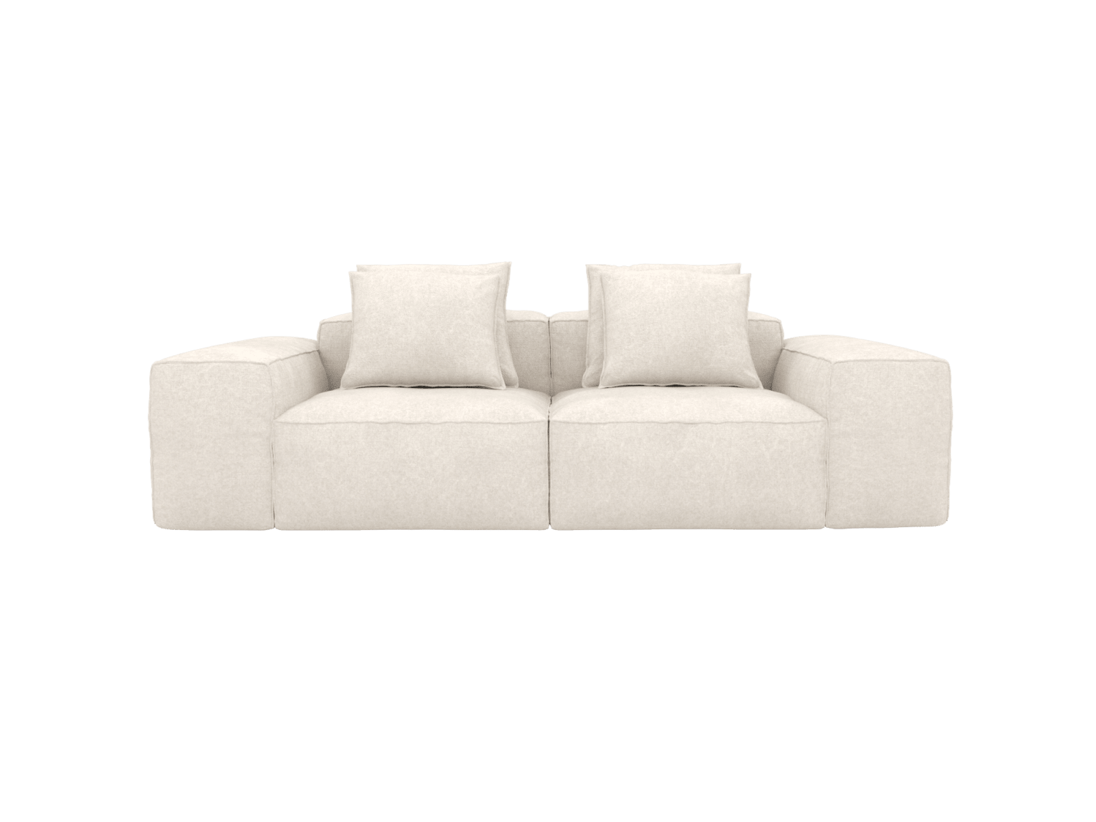 Riley Tribute Ice 2 Seater Modular Sofa color Tribute Ice