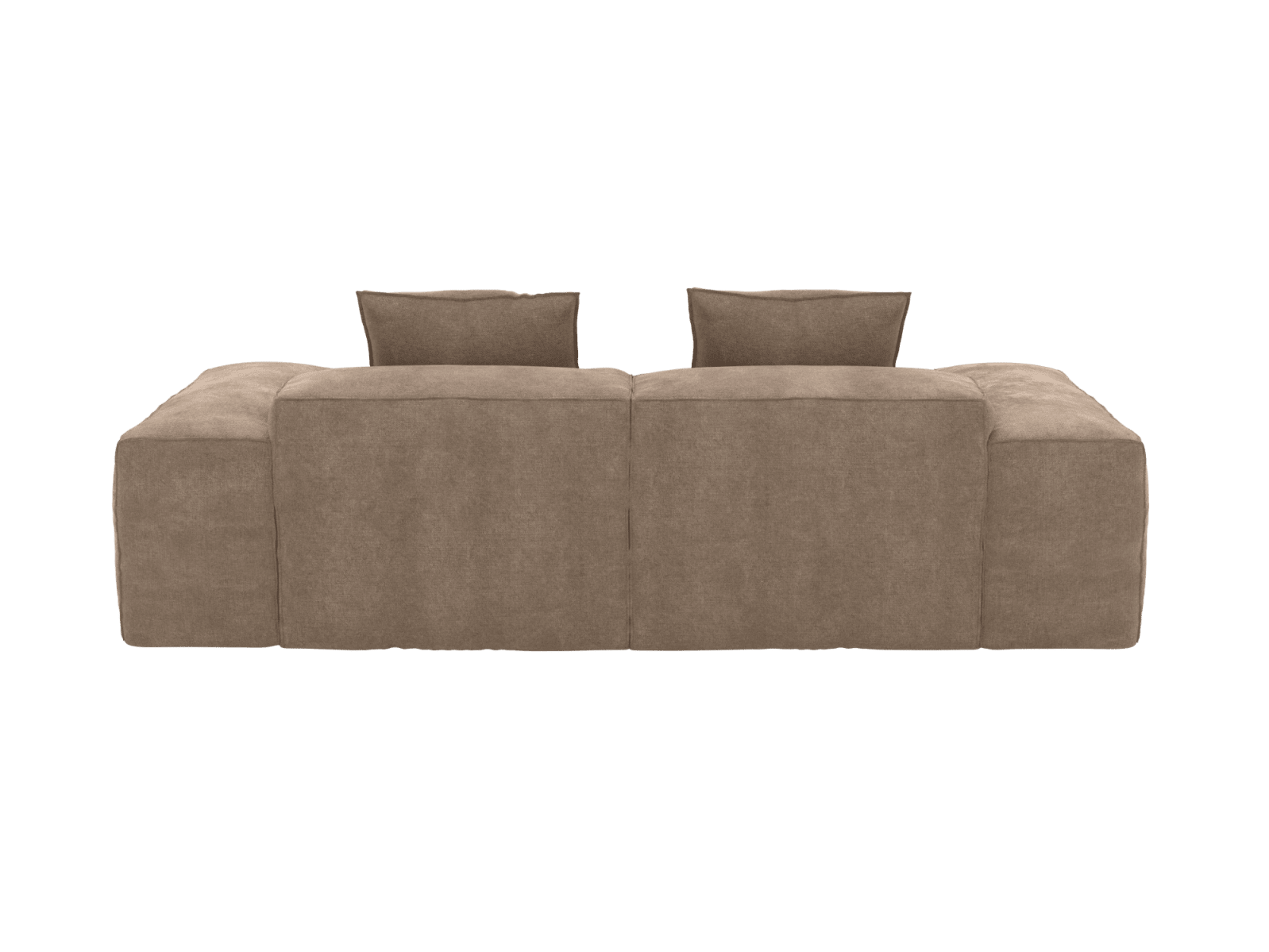 Riley Tribute Walnut Modular Chaise Sofa - 2 Seater color Tribute Walnut