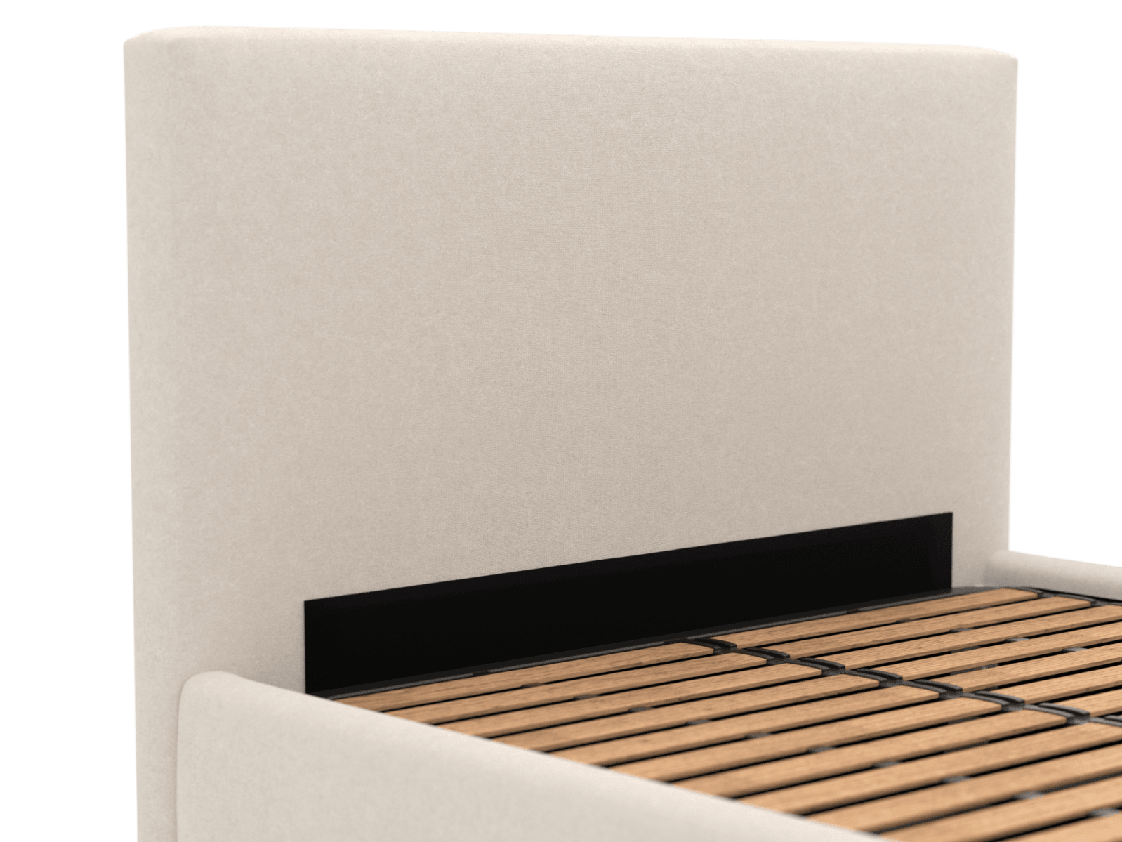 Haven Gas Lift Bed View Cream Queen color View Cream