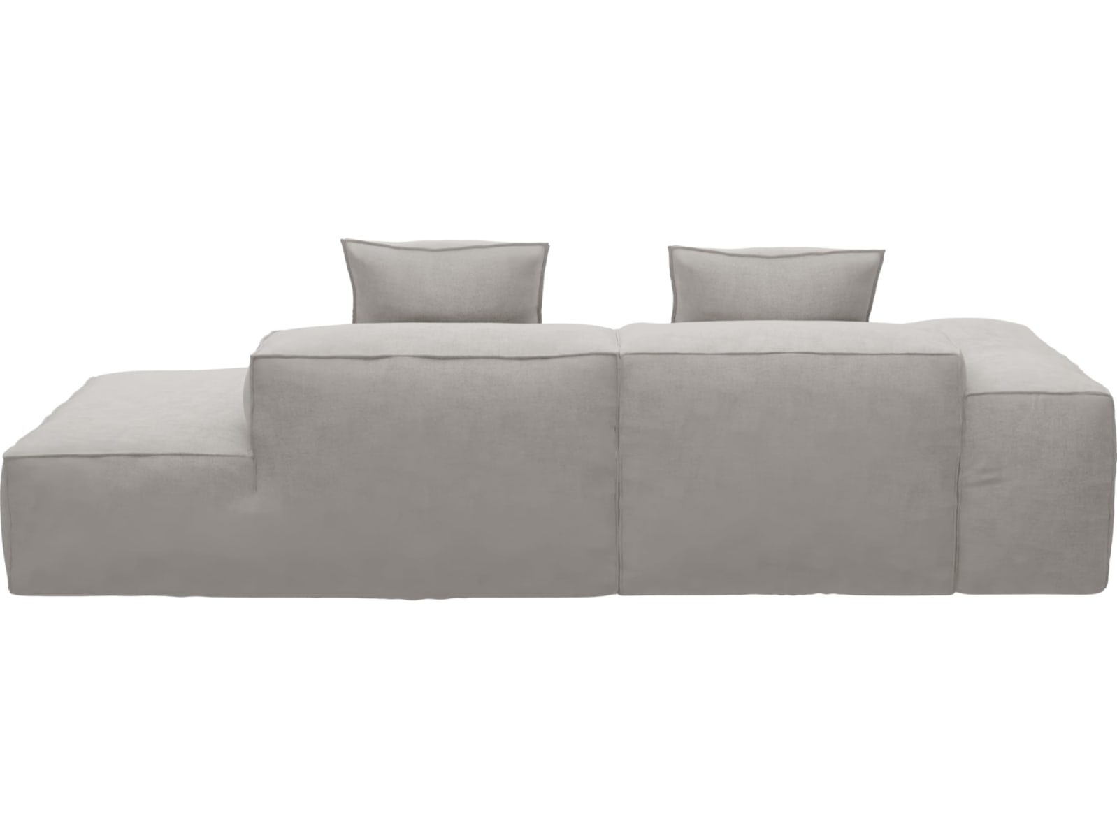 Riley Avon Mineral Modular Sofa - 1x Arm, 1x Armless, 1x Right Terminal color Avon Mineral