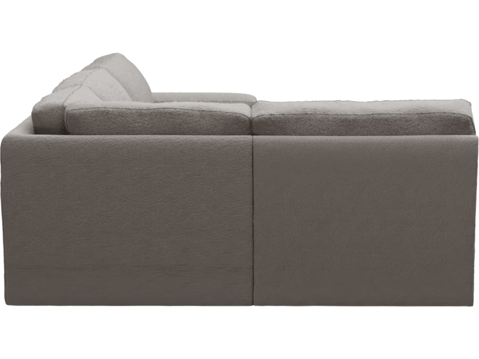 Monica Boucle Pumice Sofa - 4 Seater LAF Terminal color Boucle Pumice